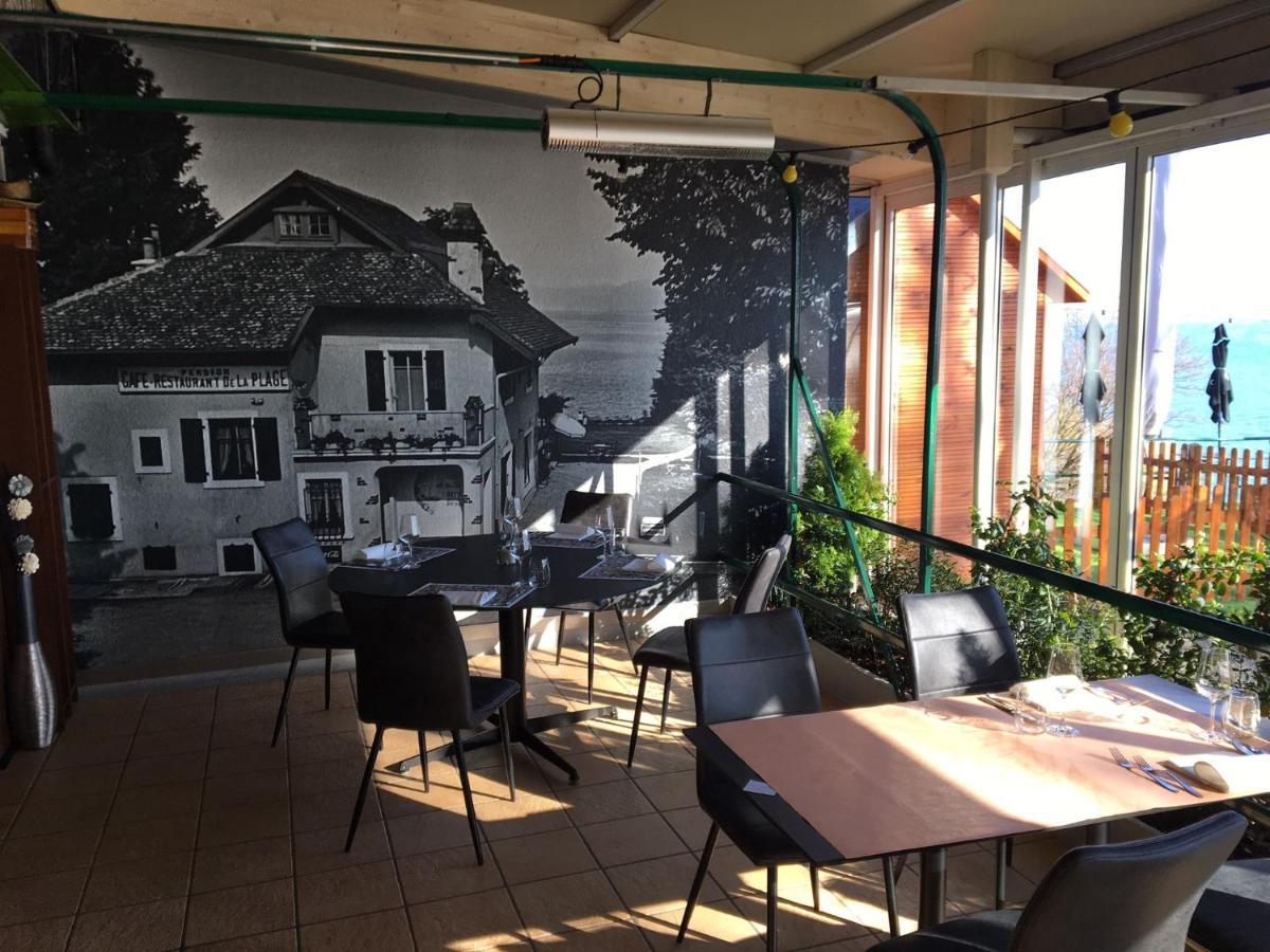 Hotel Restaurant De La Plage Gland Eksteriør billede