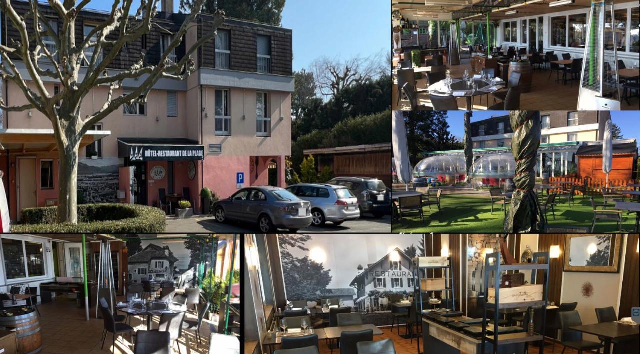 Hotel Restaurant De La Plage Gland Eksteriør billede